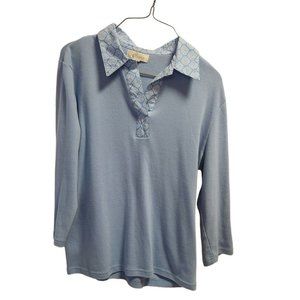 Passports Henley Tee Sz L